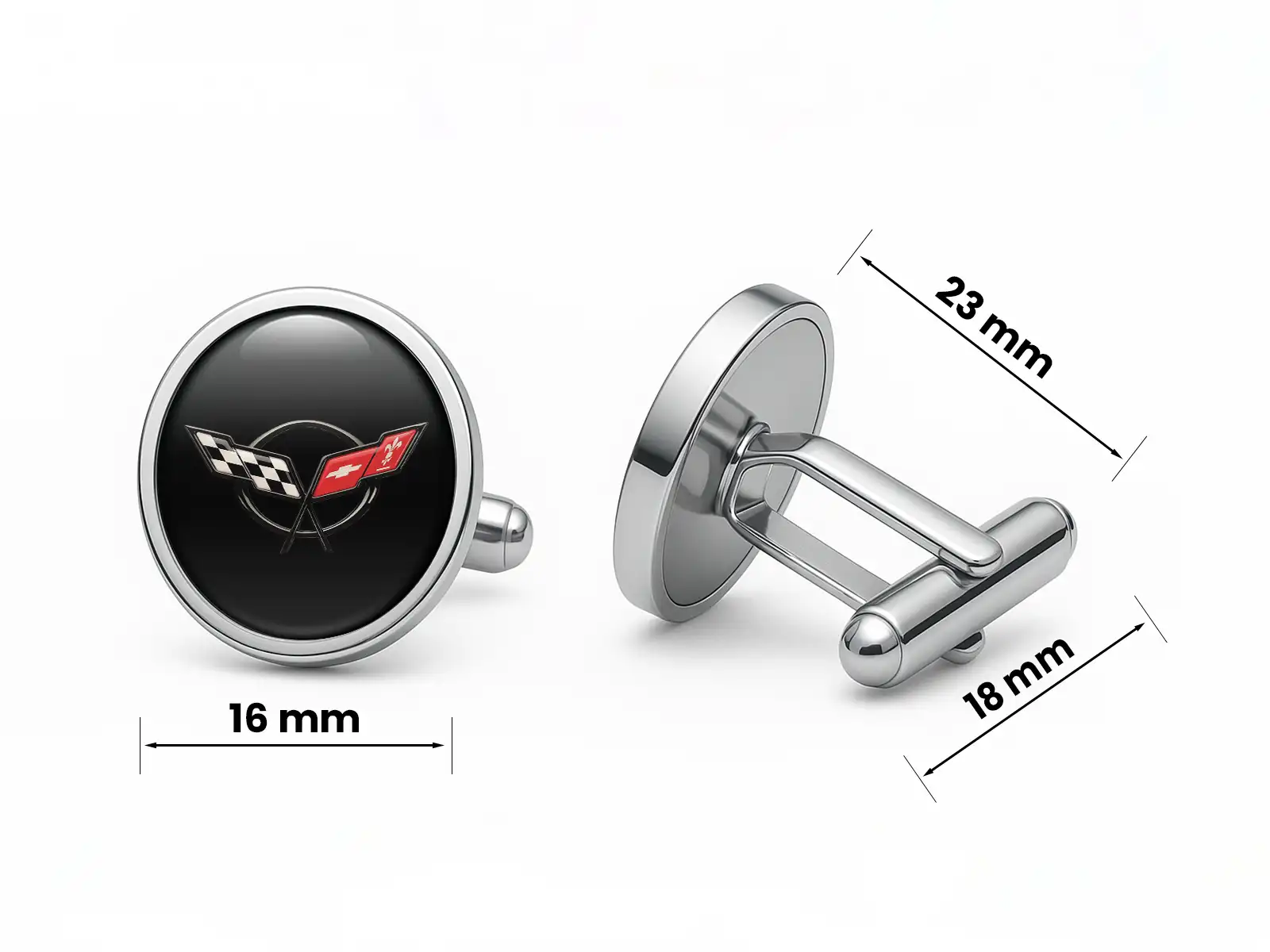 Chevrolet Cufflinks Gift For Him Premium Sturdy Minimal Design